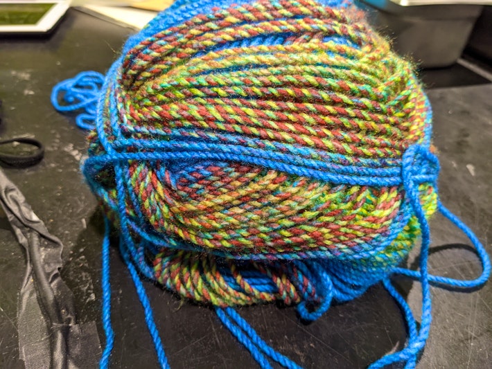 1 spool of yarn