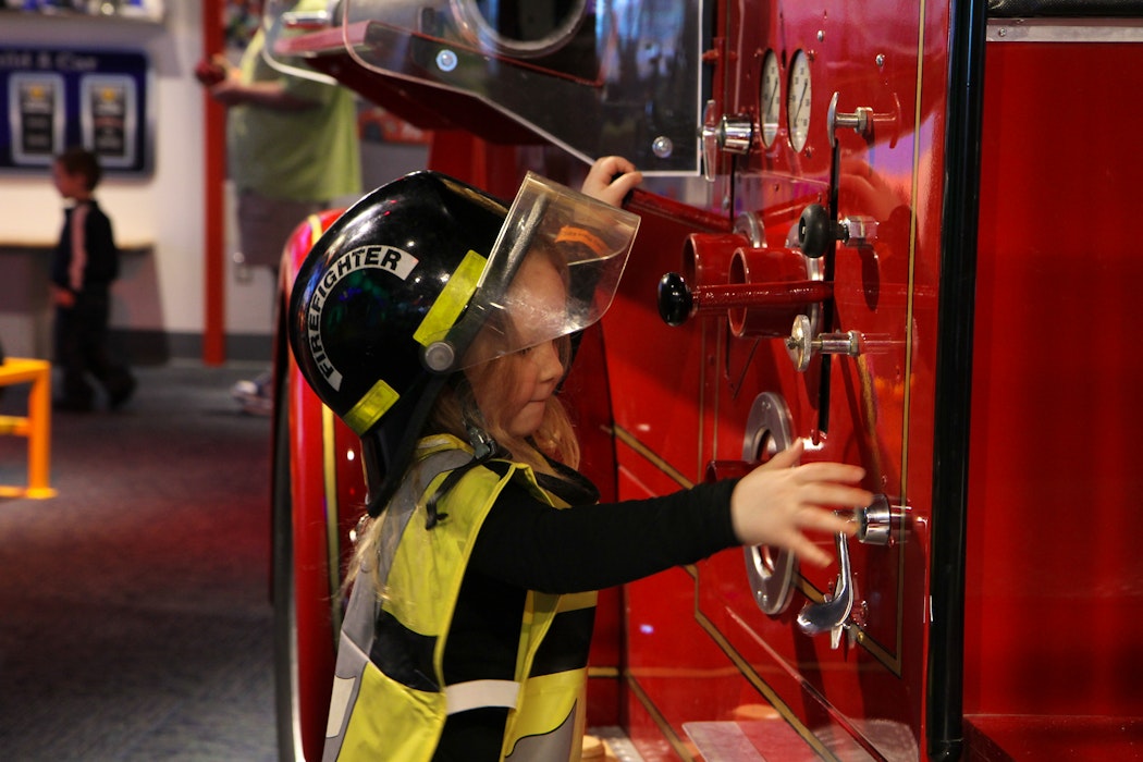 Exhibitions I Can Be Anything Girl Firetruck
