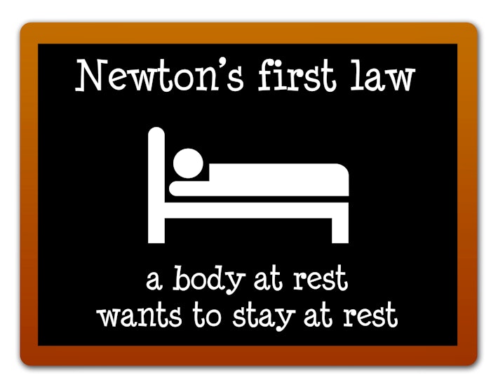 Newtons first law graphid